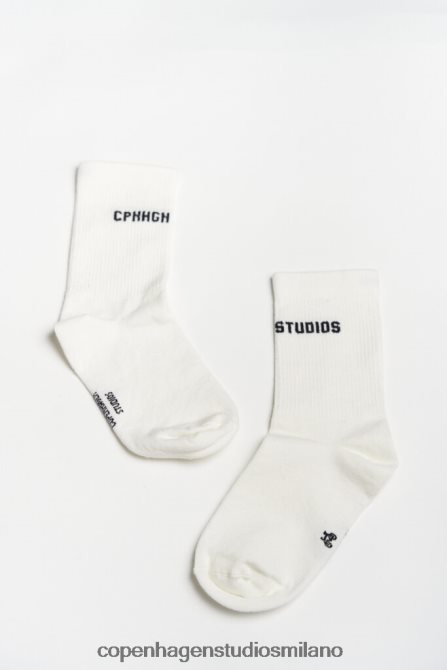 COPENHAGEN STUDIOS unisex calzini 1 misto cotone 1 FV4D255 Accessori bianco