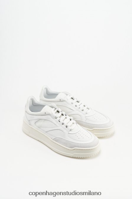 COPENHAGEN STUDIOS donne 154 misto pelle FV4D103 calzature bianco pulito