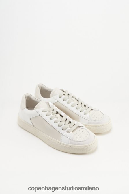 COPENHAGEN STUDIOS donne 157 misto pelle FV4D48 calzature beige crema/bianco