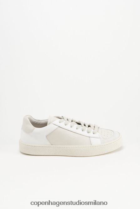 COPENHAGEN STUDIOS donne 157 misto pelle FV4D48 calzature beige crema/bianco