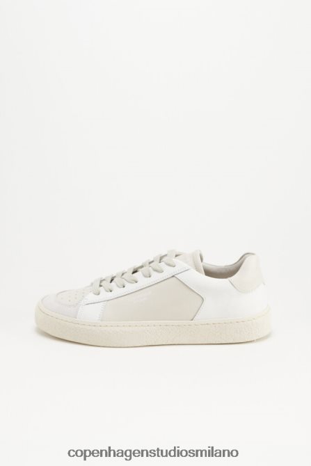 COPENHAGEN STUDIOS donne 157 misto pelle FV4D48 calzature beige crema/bianco