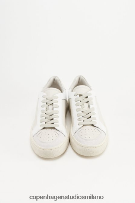 COPENHAGEN STUDIOS donne 157 misto pelle FV4D48 calzature beige crema/bianco