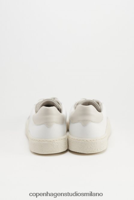 COPENHAGEN STUDIOS donne 157 misto pelle FV4D48 calzature beige crema/bianco