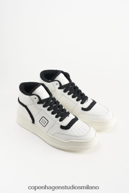 COPENHAGEN STUDIOS donne 196 vitello FV4D65 calzature bianco nero