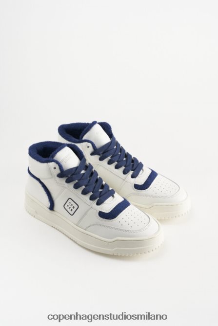 COPENHAGEN STUDIOS donne 196 vitello FV4D78 calzature bianco militare