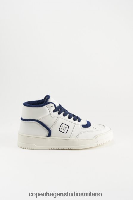 COPENHAGEN STUDIOS donne 196 vitello FV4D78 calzature bianco militare