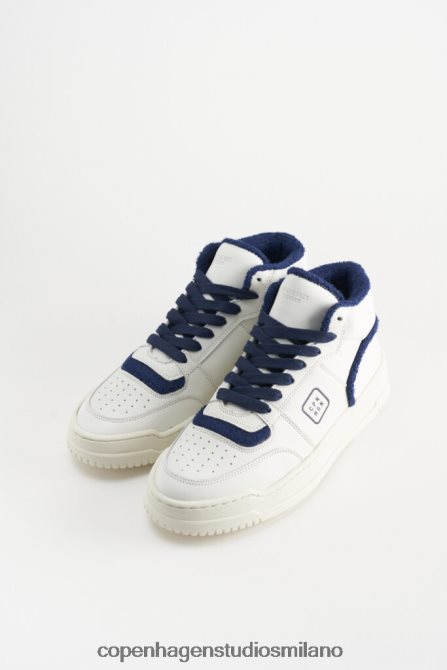 COPENHAGEN STUDIOS donne 196 vitello FV4D78 calzature bianco militare