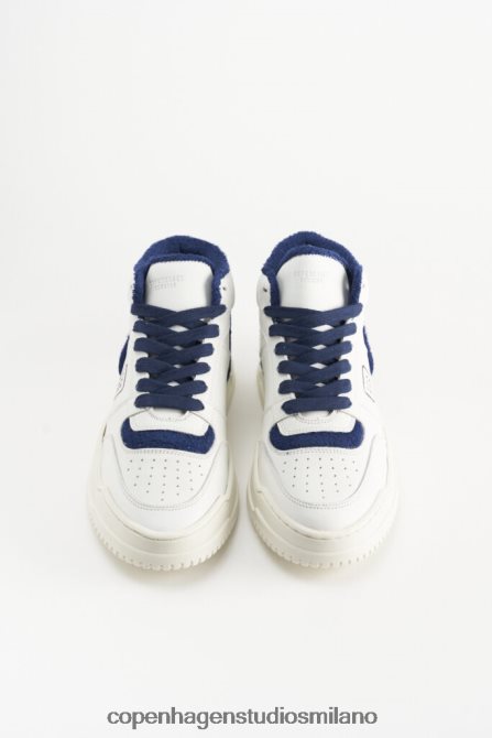 COPENHAGEN STUDIOS donne 196 vitello FV4D78 calzature bianco militare