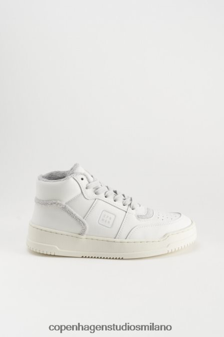 COPENHAGEN STUDIOS donne 196 vitello FV4D84 calzature bianco/grigio chiaro