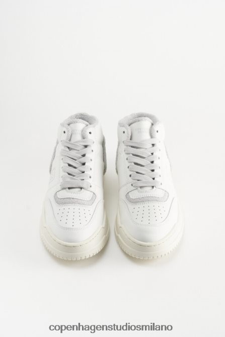 COPENHAGEN STUDIOS donne 196 vitello FV4D84 calzature bianco/grigio chiaro