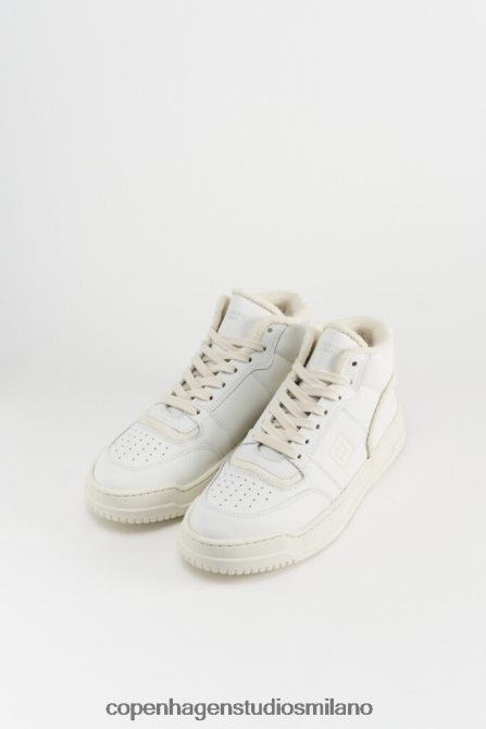 COPENHAGEN STUDIOS donne 196 vitello FV4D86 calzature bianco/crema