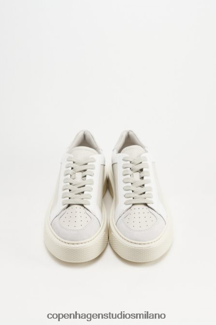 COPENHAGEN STUDIOS donne 218 misto pelle FV4D38 calzature beige crema/bianco