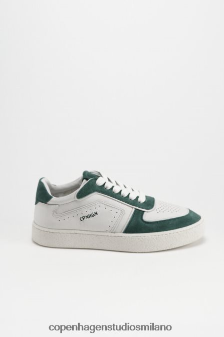 COPENHAGEN STUDIOS donne 264 misto pelle FV4D20 calzature bianco/verde