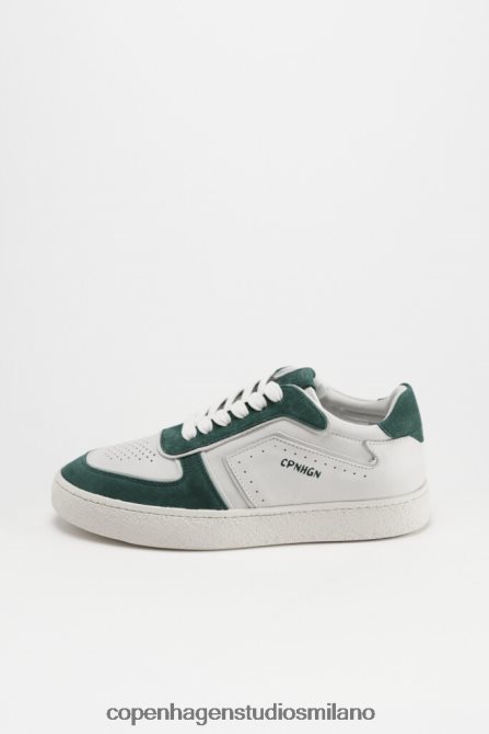 COPENHAGEN STUDIOS donne 264 misto pelle FV4D20 calzature bianco/verde