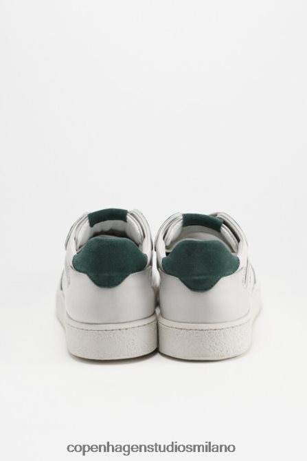 COPENHAGEN STUDIOS donne 264 misto pelle FV4D20 calzature bianco/verde