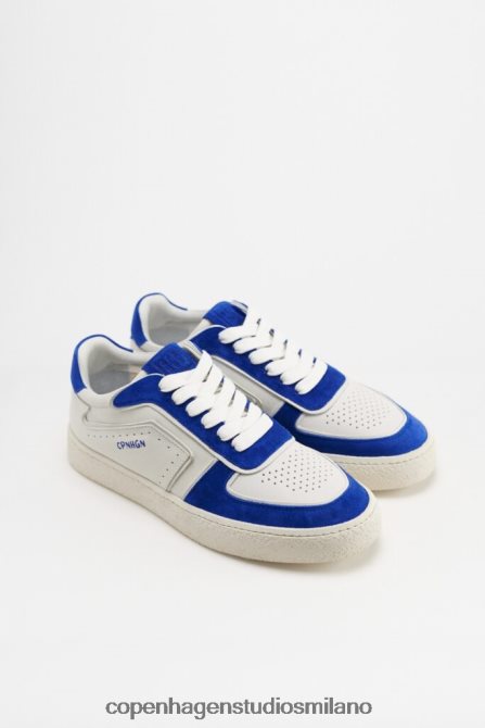 COPENHAGEN STUDIOS donne 264 misto pelle FV4D26 calzature bianco blu