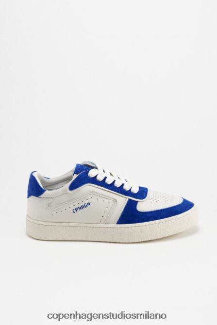 COPENHAGEN STUDIOS donne 264 misto pelle FV4D26 calzature bianco blu