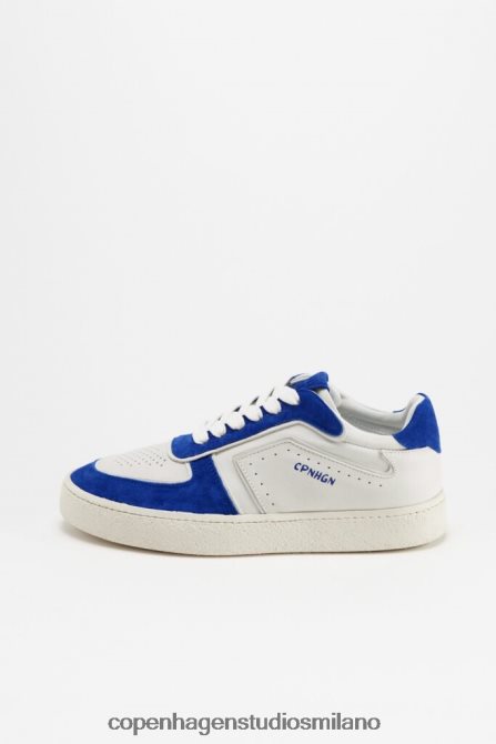 COPENHAGEN STUDIOS donne 264 misto pelle FV4D26 calzature bianco blu