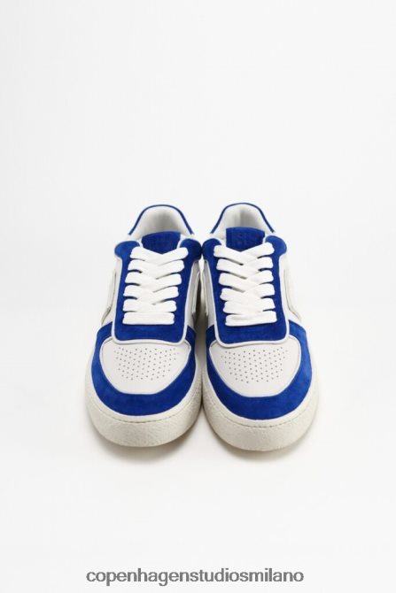 COPENHAGEN STUDIOS donne 264 misto pelle FV4D26 calzature bianco blu