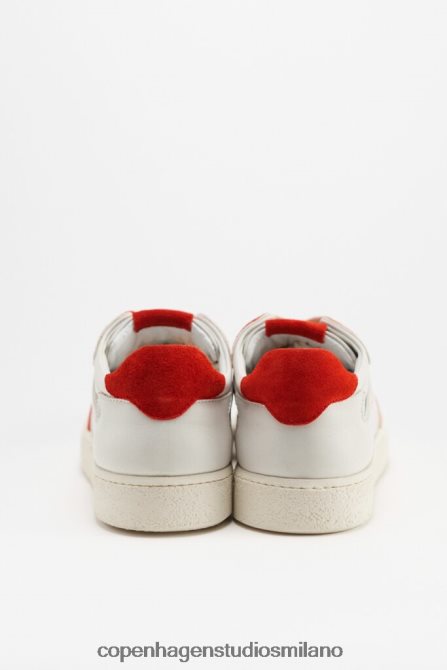 COPENHAGEN STUDIOS donne 264 misto pelle FV4D31 calzature bianco rosso