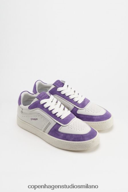 COPENHAGEN STUDIOS donne 264 misto pelle FV4D41 calzature bianco/viola