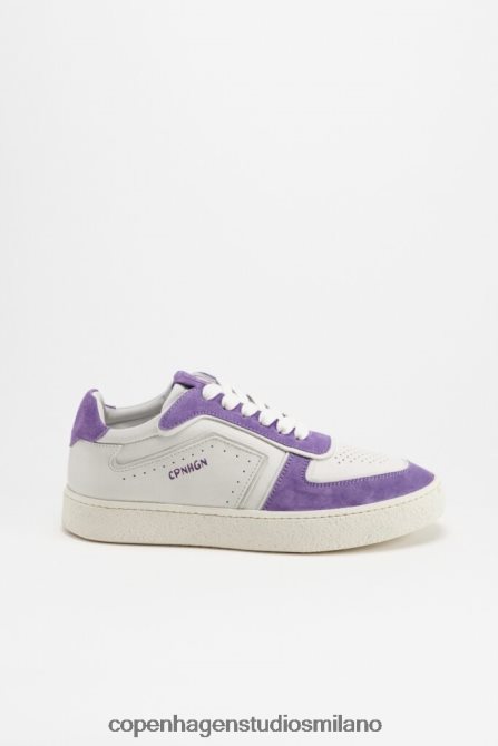 COPENHAGEN STUDIOS donne 264 misto pelle FV4D41 calzature bianco/viola