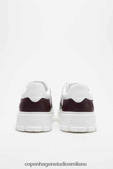 COPENHAGEN STUDIOS donne 332 misto pelle FV4D105 calzature bordeaux/bianco
