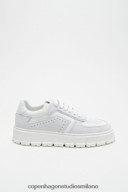 COPENHAGEN STUDIOS donne 332 misto pelle FV4D17 calzature bianco