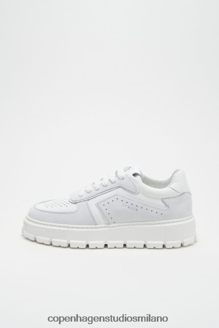 COPENHAGEN STUDIOS donne 332 misto pelle FV4D17 calzature bianco