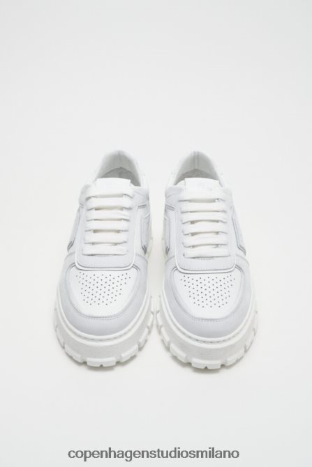 COPENHAGEN STUDIOS donne 332 misto pelle FV4D17 calzature bianco