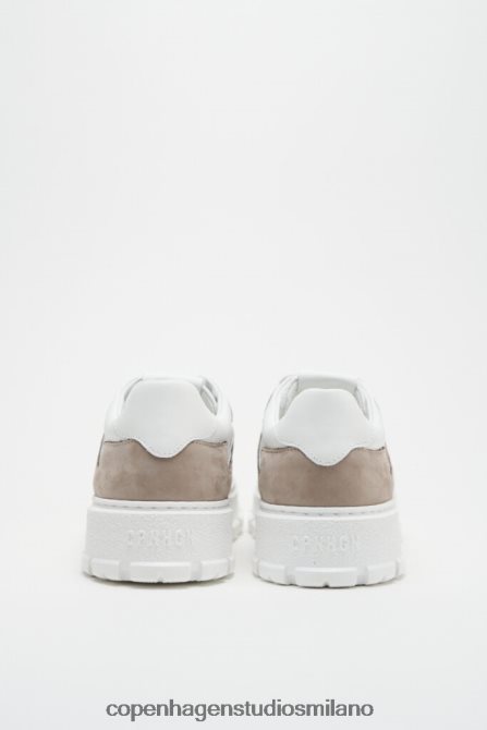 COPENHAGEN STUDIOS donne 332 misto pelle FV4D94 calzature grigio/bianco