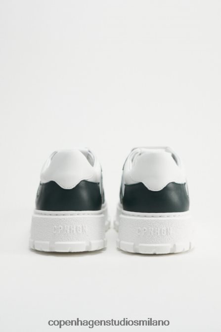 COPENHAGEN STUDIOS donne 332 misto pelle FV4D97 calzature verde/bianco