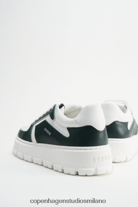 COPENHAGEN STUDIOS donne 332 misto pelle FV4D97 calzature verde/bianco