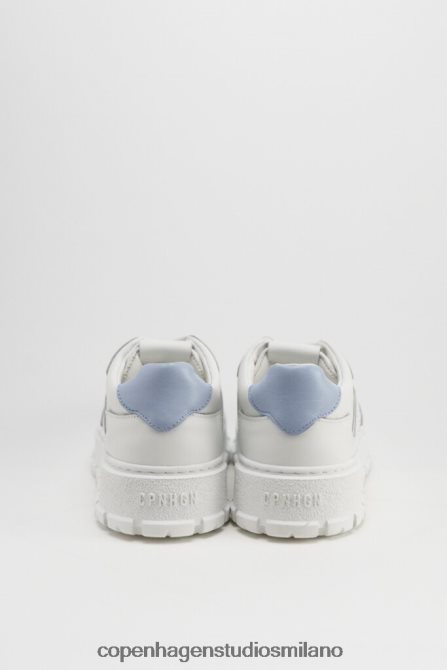 COPENHAGEN STUDIOS donne 332 vitello FV4D98 calzature bianco/azzurro