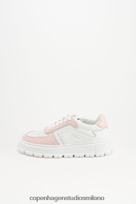 COPENHAGEN STUDIOS donne 332 vitello FV4D99 calzature bianco/rosa chiaro