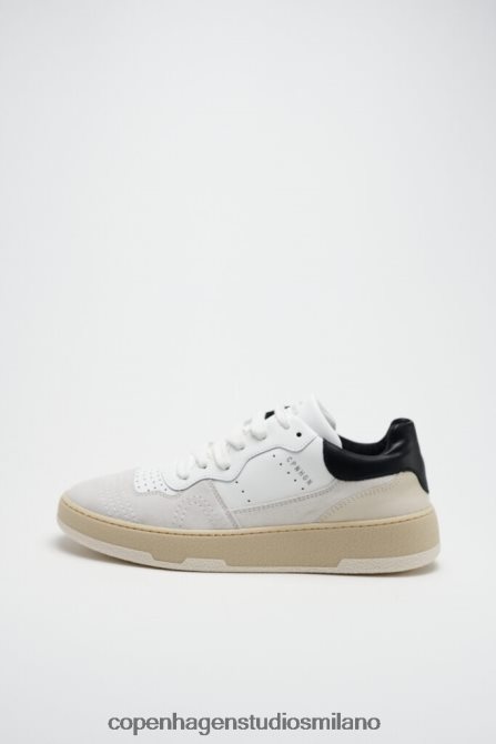 COPENHAGEN STUDIOS donne 461 misto pelle FV4D89 calzature bianco nero