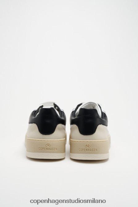 COPENHAGEN STUDIOS donne 461 misto pelle FV4D89 calzature bianco nero