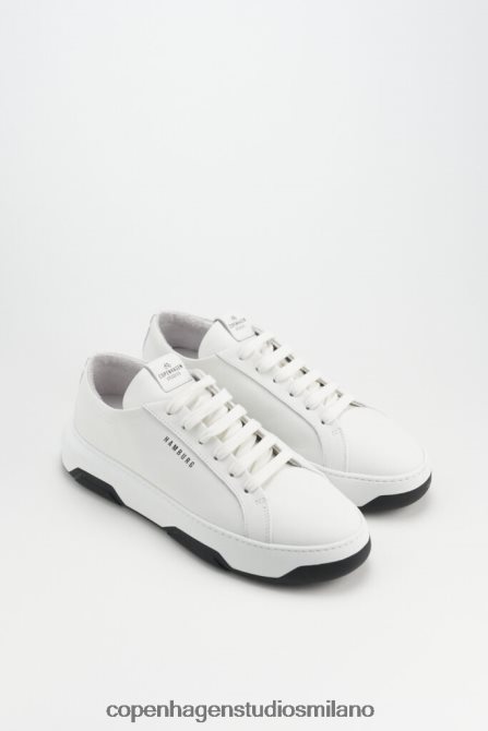 COPENHAGEN STUDIOS donne Amburgo 1 vitello FV4D53 calzature bianco nero