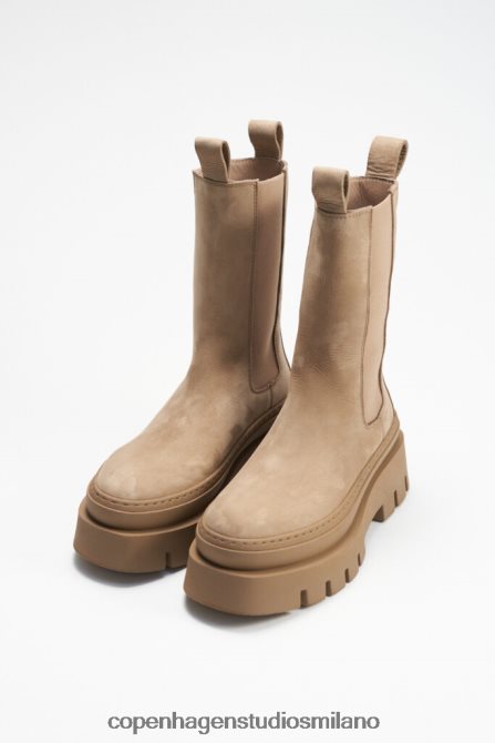 COPENHAGEN STUDIOS donne 685 nabuc FV4D136 calzature tortora