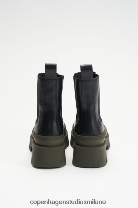 COPENHAGEN STUDIOS donne 686 vitello FV4D141 calzature nero/verde