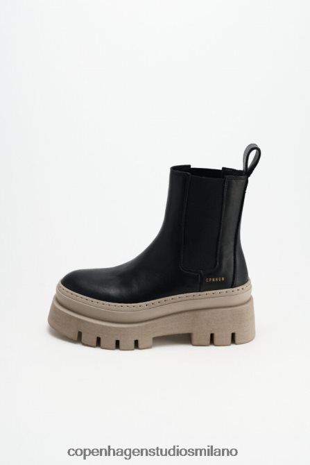 COPENHAGEN STUDIOS donne 686 vitello FV4D146 calzature nero/natura