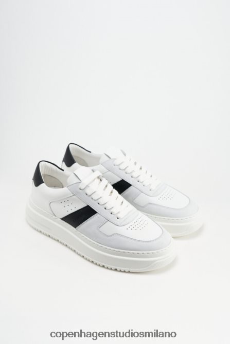 COPENHAGEN STUDIOS uomini Misto pelle 163m FV4D195 calzature bianco nero