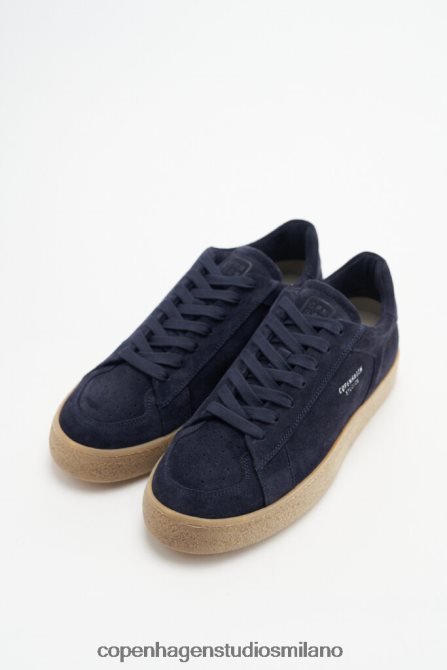 COPENHAGEN STUDIOS uomini Pelle scamosciata 157m FV4D160 calzature blu navy