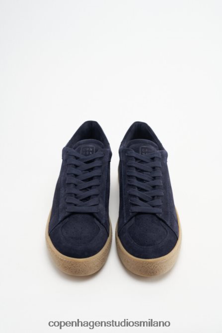 COPENHAGEN STUDIOS uomini Pelle scamosciata 157m FV4D160 calzature blu navy