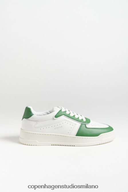 COPENHAGEN STUDIOS uomini Vitello da 164 metri FV4D193 calzature bianco/verde brillante
