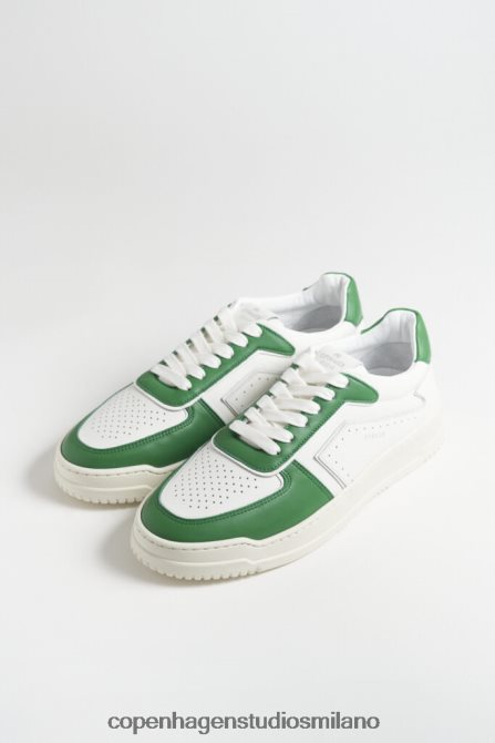 COPENHAGEN STUDIOS uomini Vitello da 164 metri FV4D193 calzature bianco/verde brillante