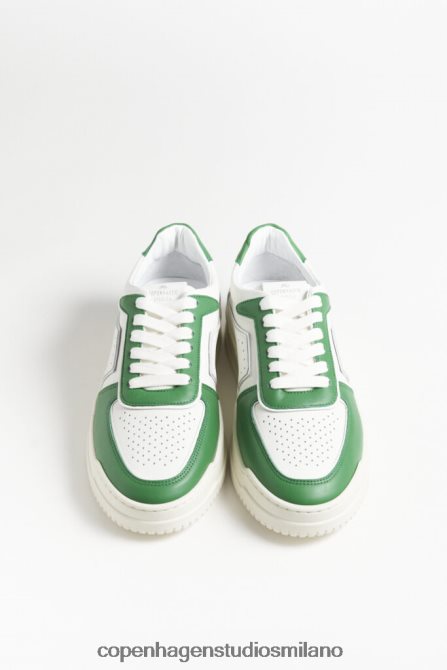 COPENHAGEN STUDIOS uomini Vitello da 164 metri FV4D193 calzature bianco/verde brillante