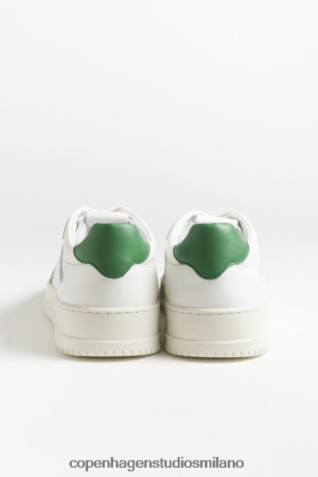 COPENHAGEN STUDIOS uomini Vitello da 164 metri FV4D193 calzature bianco/verde brillante