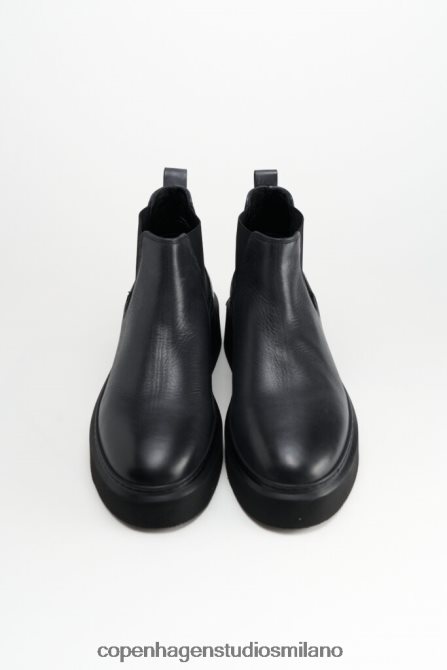 COPENHAGEN STUDIOS uomini Vitello cerato da 520 m FV4D211 calzature nero